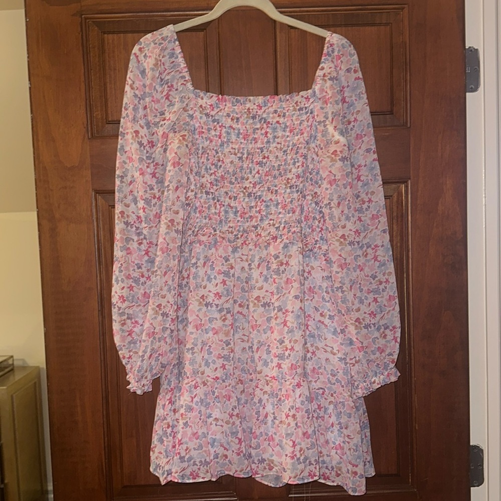 1 State floral off the shoulder dress - Picture 2 of 5